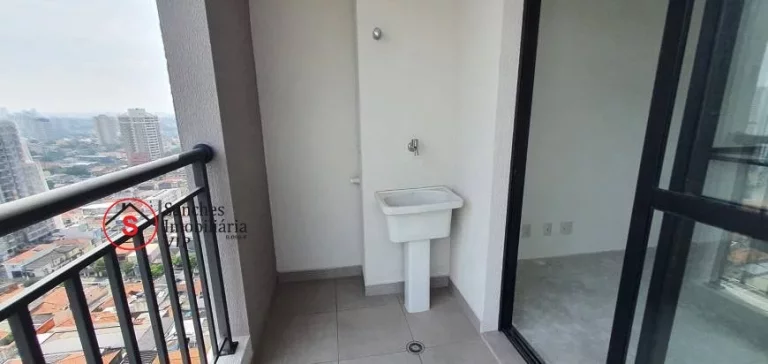 Imagem STUDIO COM VAGA DE GARAGEM A VENDA, A 80 METROS DO METRÔ SÃO JUDAS. ANDAR ALTO, COM VARANDA E LAZER COMPLETO.