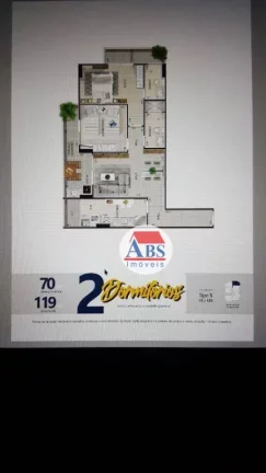 Imagem Apartamento à venda, 68 m² por R$ 450.000,00 - Aviação - Praia Grande/SP