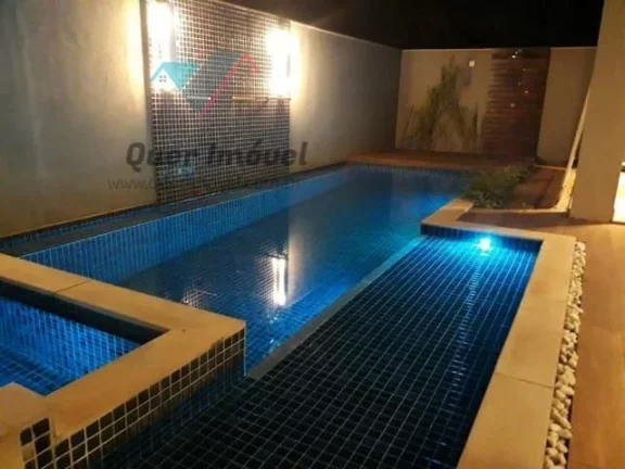 Imagem Casa de Luxo em Condomínio Pitangueiras: 3 quartos, 3 suítes, 2 salas, 3 banheiros, 4 vagas, 254m² em Ribeirão Preto-SP!