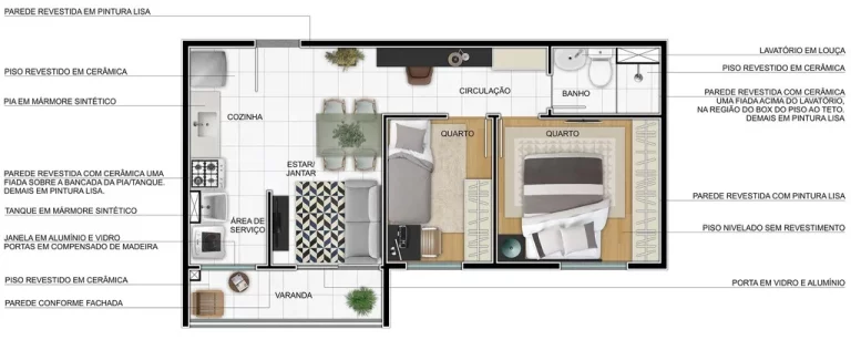 Imagem Residencial Tulum - Apartamento à venda no bairro Anchieta - Rio de Janeiro/RJ