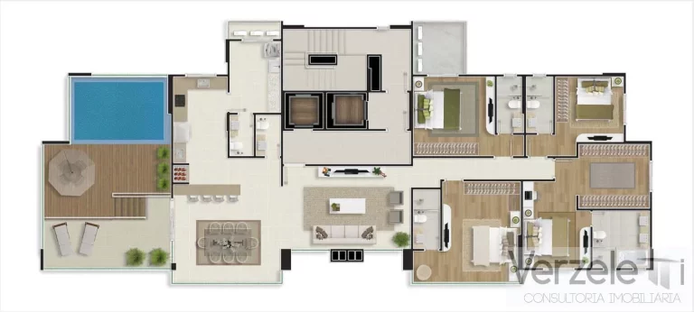 Imagem Apartamento 4 ou + dormitórios para Venda em Balneário Camboriú / SC no bairro Centro