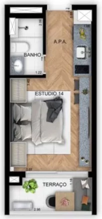 Imagem STUDIO RESIDENCIAL em São Paulo - SP, Vila Madalena