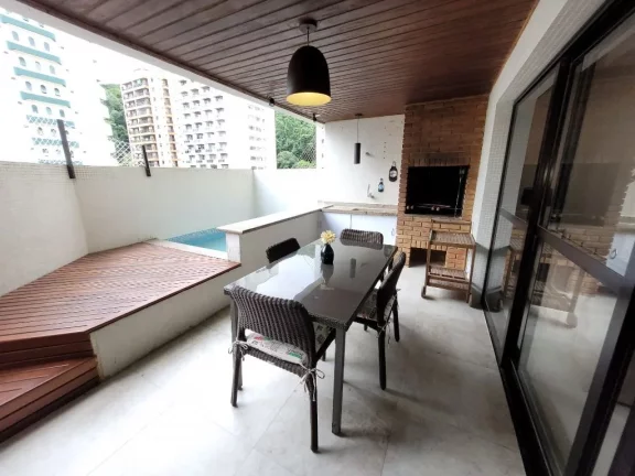 Imagem Apartamento com 4 dormitórios à venda, 200 m² - Pitangueiras - Guarujá/SP