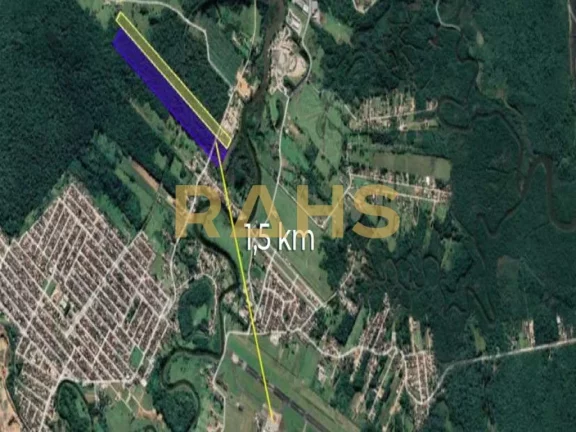 Imagem Área localizada na Estrada Timbé, no Cubatão, Zona Norte de Joinville, a 1,5 km do Aeroporto Laur...