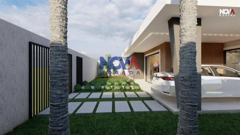 Imagem Com uma arquitetura moderna e sofisticada, essa residência foi construída com os melhores materiai...