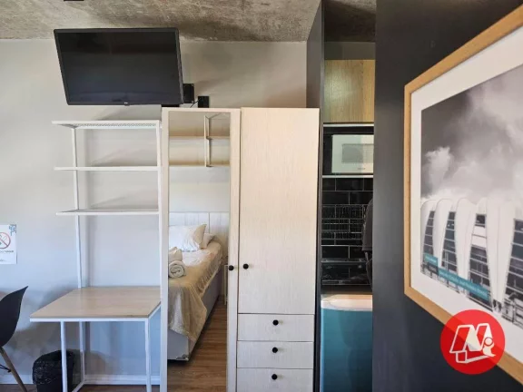 Imagem Studio para alugar, 27 m² por R$ 2.657,00/mês - Santa Cecília - Porto Alegre/RS