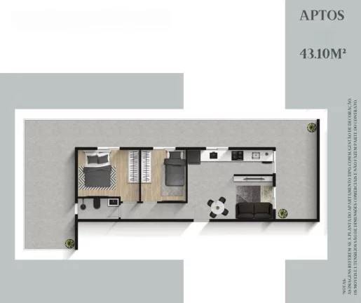 Imagem Apartamento com 1 Quarto à Venda, 34 m² em Vila Dalila - São Paulo