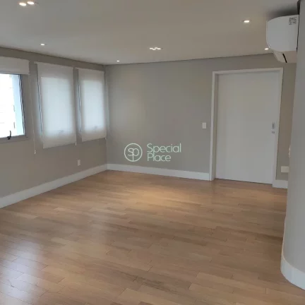 Imagem Ótimo apartamento com 198m² em Moema. Living amplo com varanda, salas de estar, home e jantar inte...