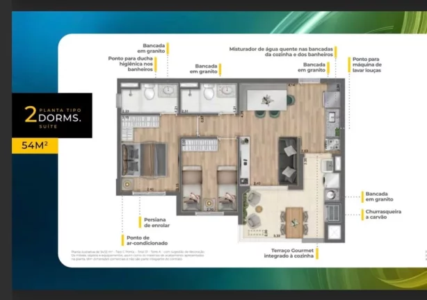 Imagem Apartamento com 2 Quartos à Venda, 44 m² em Vila Prudente - São Paulo