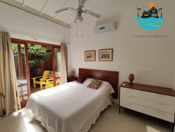 Imagem Casa de Temporada em Juquehy - 3 quartos sendo 02 suítes + 01 mezanino, 600metros da praia, piscina, max. 8 pessoas | Juquehy Imobiliária