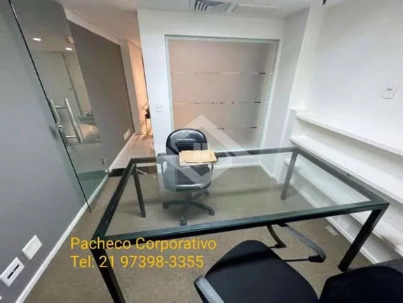Imagem Centro - Sala Comercial Mobiliada 72m² para Aluguel