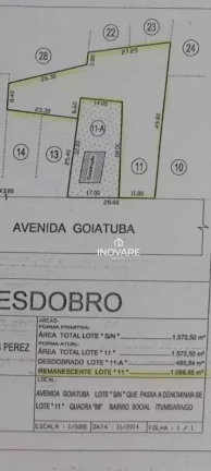 Imagem Terreno, 1086 m² - venda por R$ 800.000,00 ou aluguel por R$ 0,01/mês - Setor Social - Itumbiara/GO