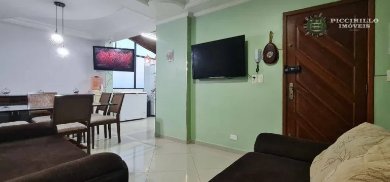 Imagem Apartamento com 3 dormitórios à venda, 176 m² por R$ 750.000,00 - Vila Assunção - Praia Grande/SP