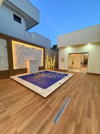 Imagem CA1715.Belíssima casa de Altíssimo Padrão com 4 suítes no Bairro Ilda A casa possui - Planta mod...
