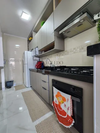 Imagem Apartamento Vista mar com 2 Dormitórios sendo 1 suíte no bairro Tupi - Praia Grande