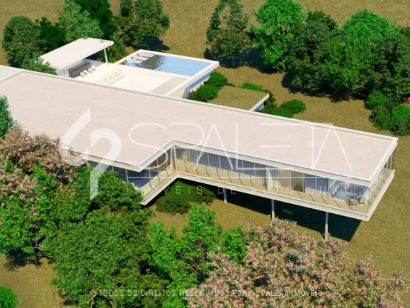 Imagem Casa de Vidro com ambientes amplos e sofisticados, descubra a exclusividade e o luxo no condomínio Terras de São José II em Itu