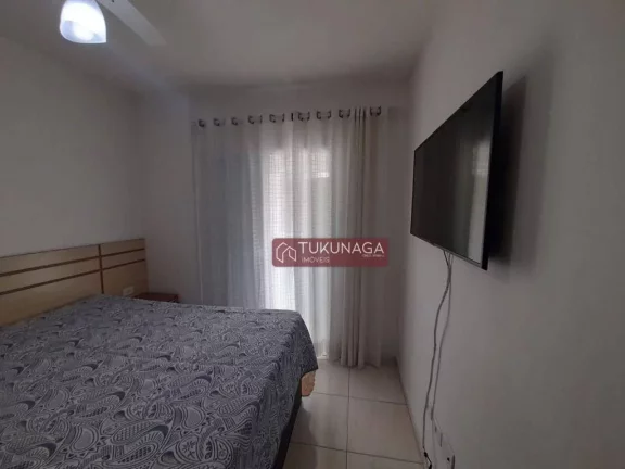 Imagem Apartamento com 1 dormitório à venda, 52 m² por R$ 320.000,00 - Vila Guilhermina - Praia Grande/SP