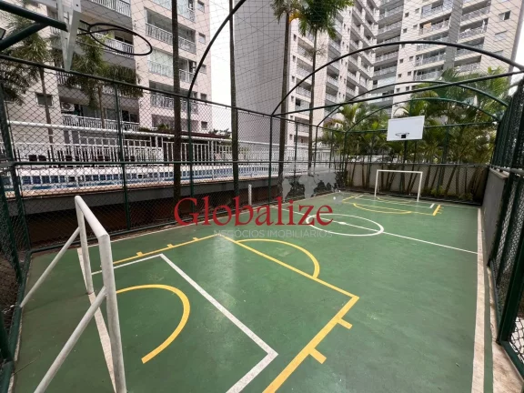 Imagem Apartamento com 1 suíte e 1 vaga demarcada em Prédio com Lazer completo no bairro da Vila Mathias em Santos por R$ 370 mil
