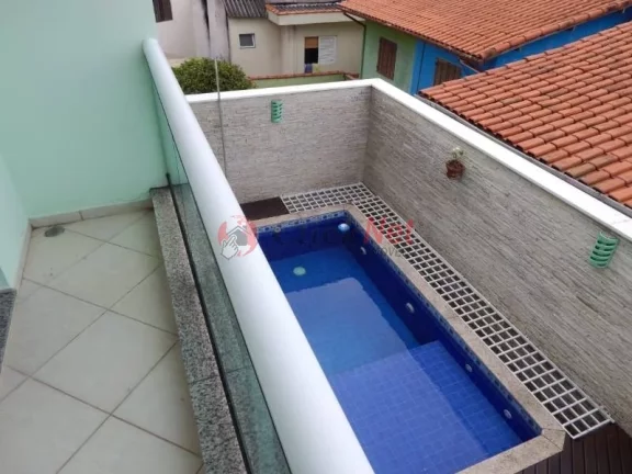 Imagem Belíssimo Sobrado Semi-mobiliado com 450m² para Venda no bairro Demarchi em São Bernardo
