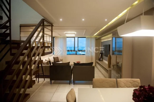 Imagem Cobertura Duplex - 3 Suítes - 274m² - Camboinha, Cabedelo/PB