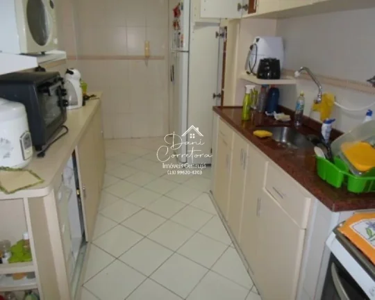 Imagem Apartamento à venda em Guarujá-SP: 2 quartos, 1 suíte, 2 salas, 3 banheiros, 1 vaga, 90m² em Pitangueiras!