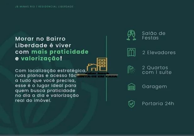 Imagem Apartamento 02 Quartos| 01Suíte| Liberdade|Resende RJ