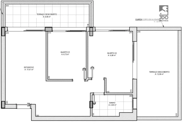 Imagem Apartamento a Venda no bairro Portão - Curitiba, PR