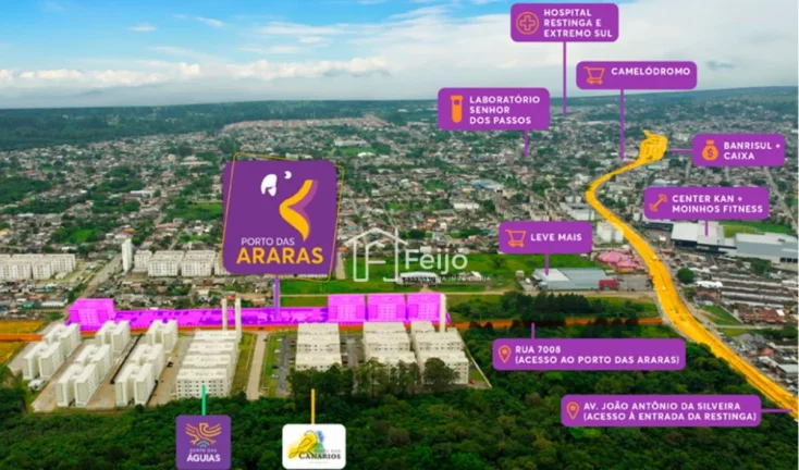 Imagem Apartamentos 2 dormitórios com opção de Sacada - Restinga