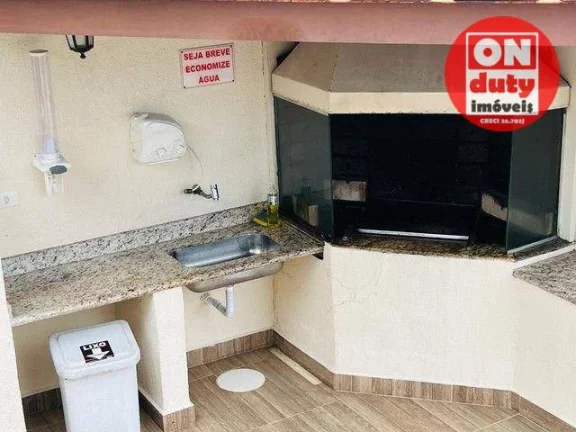 Imagem Apartamento com 3 quartos à venda, 90 m² por R$ 455.000 - Loteamento João Batista Julião - Guarujá/SP