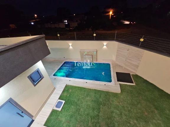 Imagem Sobrado Alto Padrão, 3 Suítes, Piscina com cascata, em Cardoso Continuação, Aparecida de Goiânia/GO