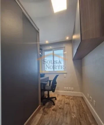 Imagem Apartamento de 3 dormitórios, 1 suíte, 1 dormitório transformado em escritório e armários embut...