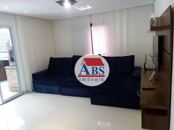 Imagem Cobertura com 3 dormitórios à venda, 207 m² por R$ 795.000 - Marapé - Santos/SP Piscina e churrasqueira