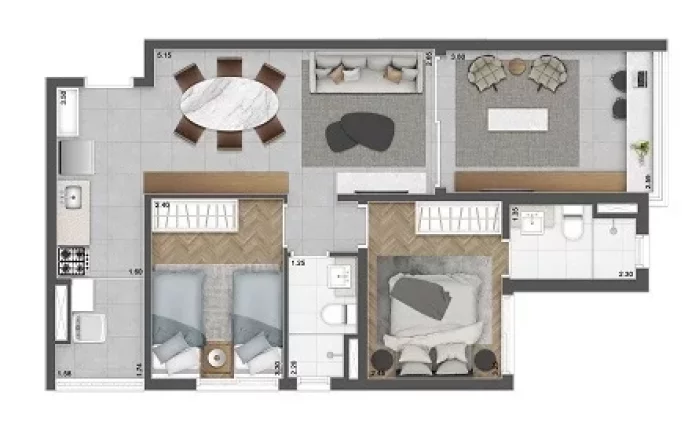 Imagem Apartamento em Brooklin Paulista - São Paulo SP