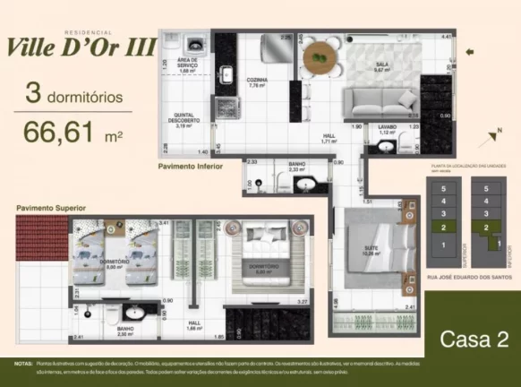 Imagem CASA COM 66.61 m² - VILA SÔNIA - PRAIA GRANDE SP