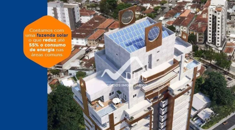 Imagem Apartamento Garden com 3 suítes e 3 vagas à venda por R$ 1.566.000 - Santos/SP