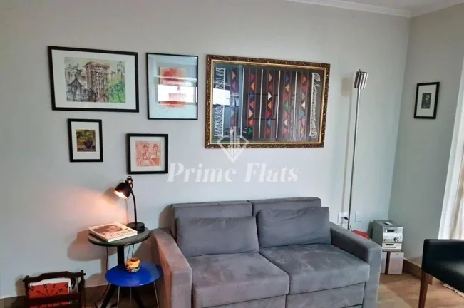 Imagem Flat disponível para venda no Hotel Paulista Wall Street na Bela Vista, com 55m², 1 dormitório e 1 vaga de garagem