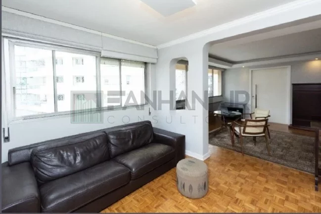Imagem Apartamento de Alto Padrão para Locação em São Paulo-SP, Itaim Bibi: 3 Quartos, 1 Suíte, 3 Salas, 3 Banheiros, 1 Vaga de Garagem, 138m².