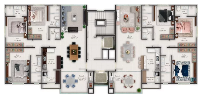 Imagem Apartamento à venda no bairro Meia Praia - Itapema/SC