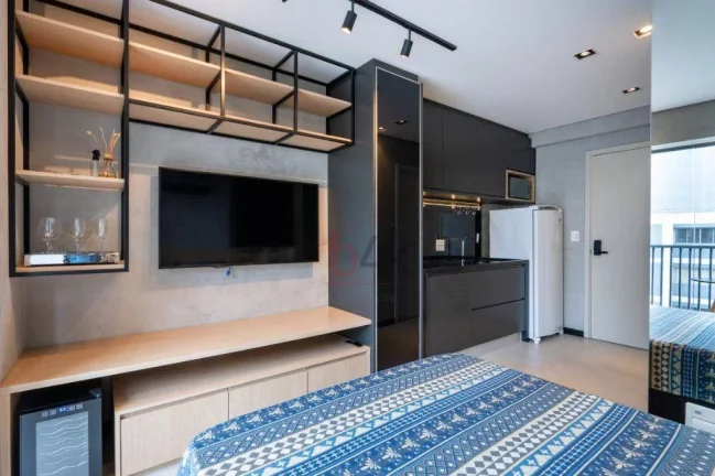 Imagem Venda Studio 23m² Charlie Brooklyn Studios | Mobiliado e Ar-Condicionado