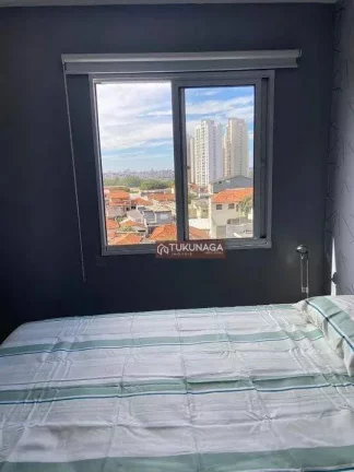 Imagem Apartamento com 1 dormitório para alugar, 32 m² por R$ 2.895,00/mês - Vila Augusta - Guarulhos/SP