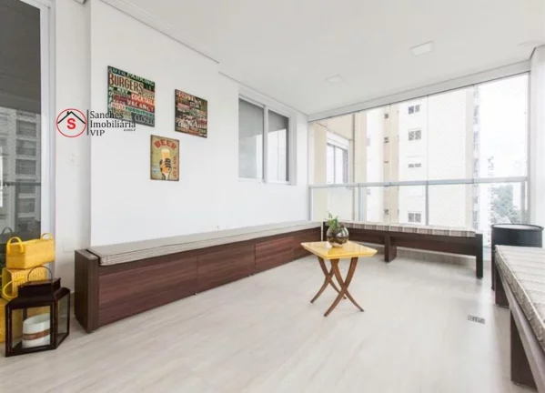 Imagem Lindo apartamento alto padrão, 184m, 2 por andar, elevador privativo, 4 dormitórios sendo 3 suítes, churrasqueira a carvão na varanda