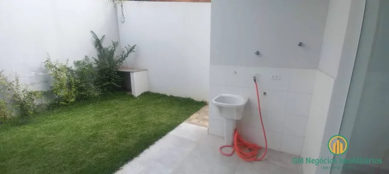 Imagem Casa nova, 3 dormitórios, sendo 1 suíte, quintal