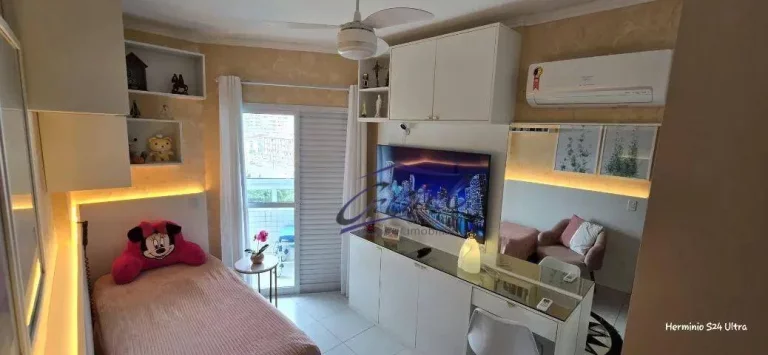 Imagem Apartamento com 3 dormitórios à venda, 111 m² por R$ 1.190.000,00 - Guilhermina - Praia Grande/SP