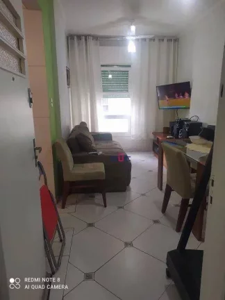 Imagem Apartamento com 1 dormitório na orla da praia, à venda, 57 m² por R$ 370.000 - Aparecida - Santos/SP