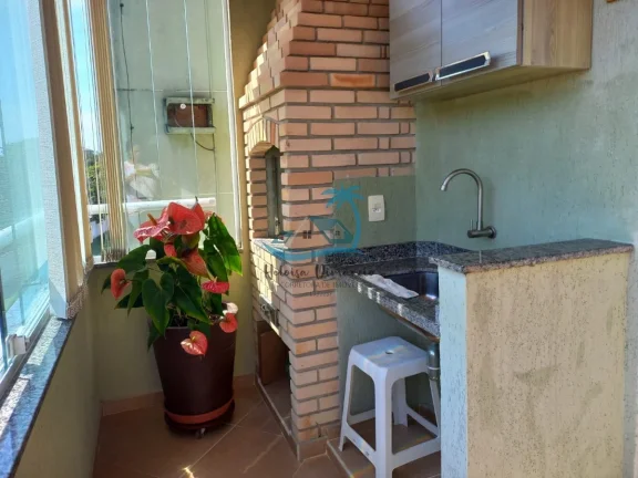 Imagem Apartamento com 3 dormitórios, varanda gourmet e 2 vagas de garagens a venda na Barra da Lagoa - Ubatuba.