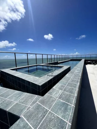 Imagem Apartamentos com varanda / sacada e vista definitiva para o mar a 150m da praia de Ponta de Matos em Cabedelo - AP2277