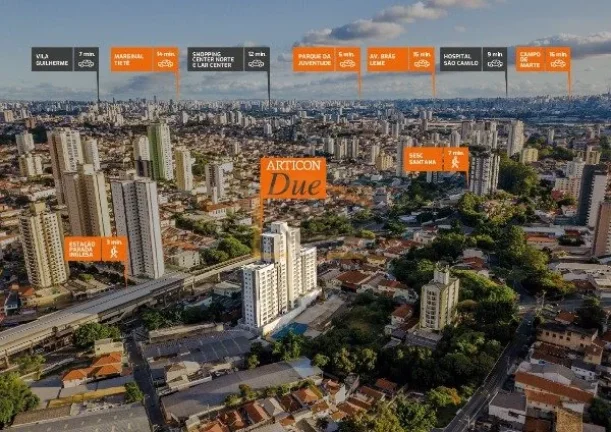 Imagem Apartamento novo, 2 dormitórios, sendo 1 suíte, 2 banheiros modernos, área social com sala aconch...