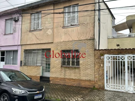 Imagem Sobrado à venda com 98m², 2 quartos, 2 banheiros, quintal, terraço por R$393.000,00 no Macuco em Santos