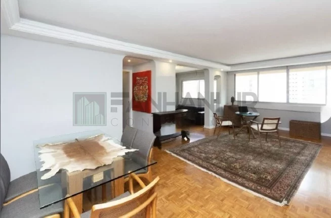 Imagem Apartamento de Alto Padrão para Locação em São Paulo-SP, Itaim Bibi: 3 Quartos, 1 Suíte, 3 Salas, 3 Banheiros, 1 Vaga de Garagem, 138m².