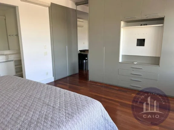 Imagem Apartamento mobiliado 62m com 1 dormitório à venda R$ 615.000 - Alphaville